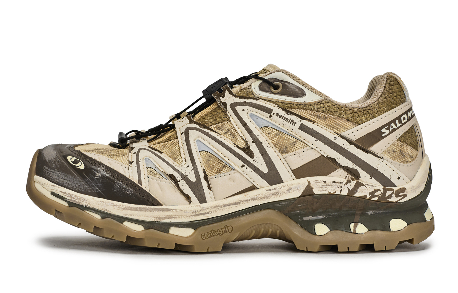 

SALOMON XT Quest REGO Hot Dog, Declining City устойчивые к истиранию низкие туристические ботинки Unisex Beige Brown