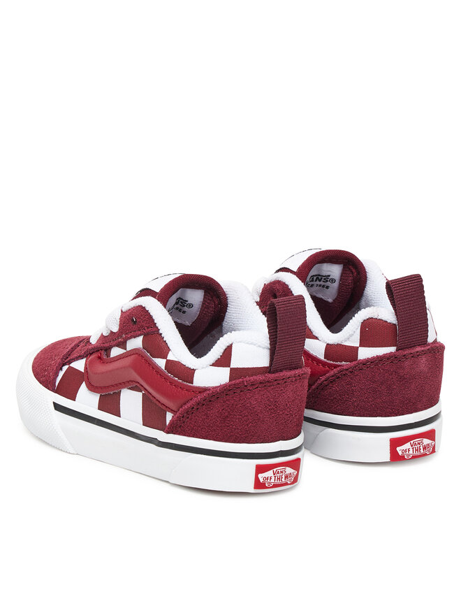 Кроссовки Knu Skool Elastic Lace VN000D0KBRD1 Vans, красный — фото 3