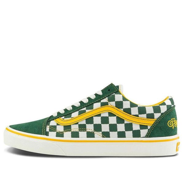 

Кроссовки old skool x asia artist collection 'green yellow' Vans, зеленый