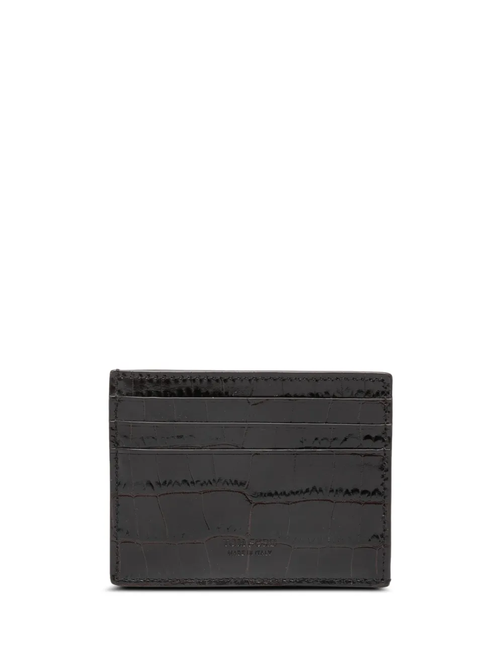 

Кожаный кардхолдер Tom Ford, черный