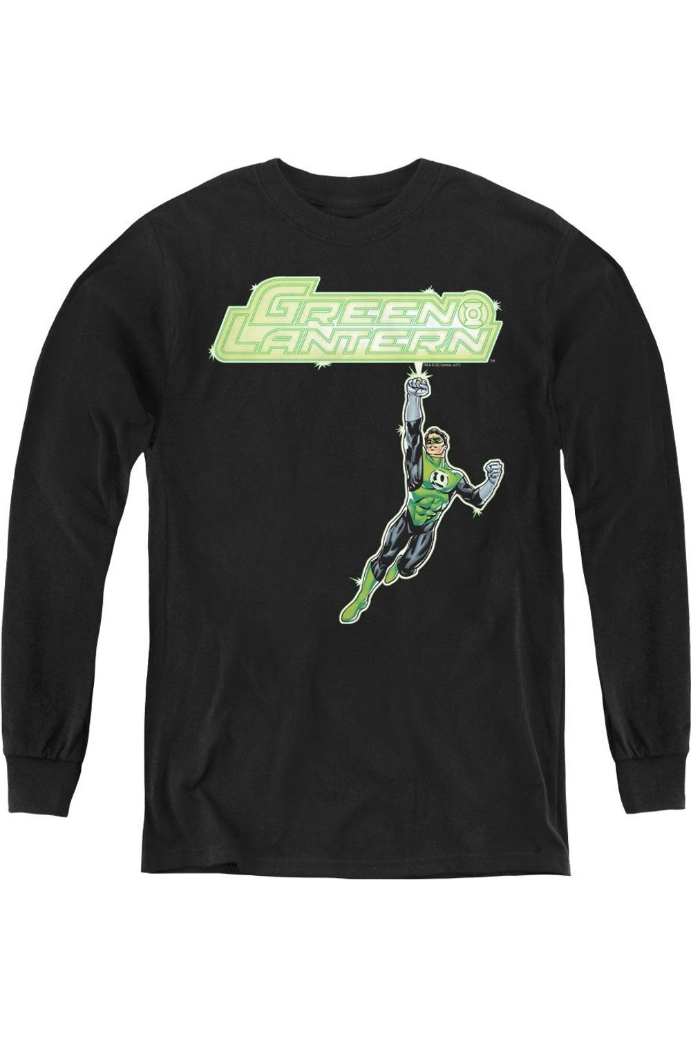

Футболка с длинным рукавом Green Lantern Energy Construct Logo Youth Gildan