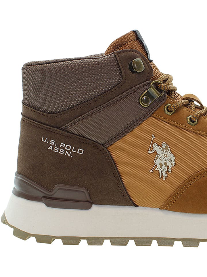 U.S. Polo Assn. Ботинки светло-коричневого/коричневого цвета — фото 4