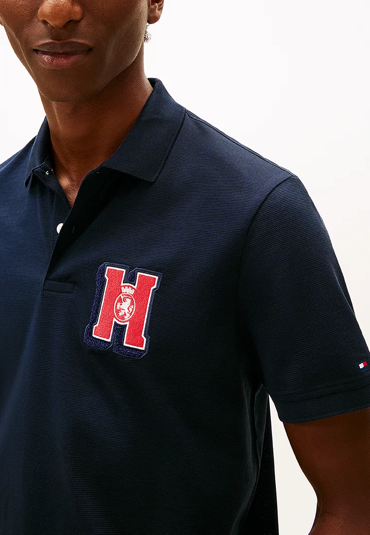 Поло с графическим принтом, TH Mainline Tommy Hilfiger, цвет Desert Sky — фото 3