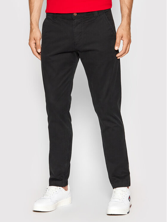 

Узкие брюки чиносы Tommy Jeans, черный