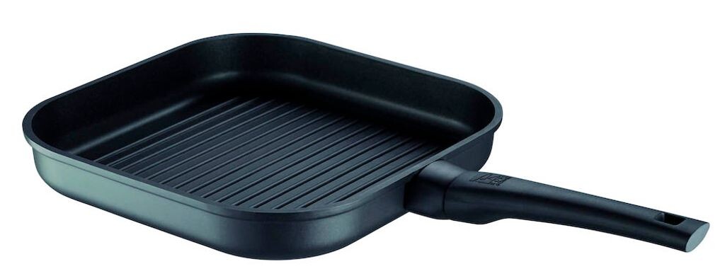

Сковорода Rohe Novara Grillpan 215072-28, чугун/литой алюминий, подходит для индукционных плит, антипригарное покрытие