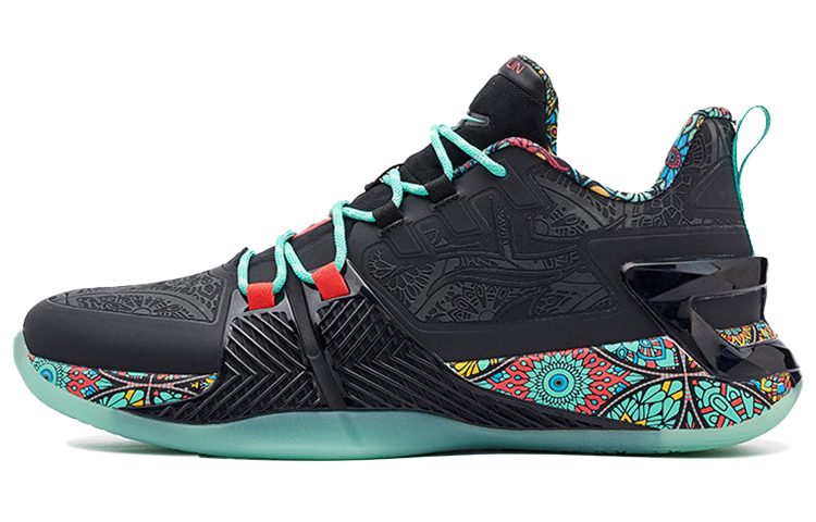 

XTEP Джереми Лин 2 баскетбольные кроссовки мужские низкие черно-зеленые