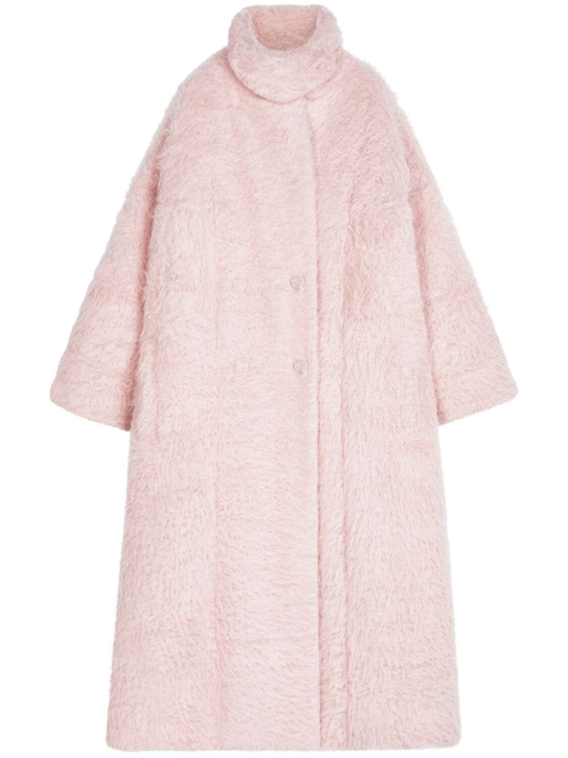 

Пальто оверсайз DRIES VAN NOTEN, розовый