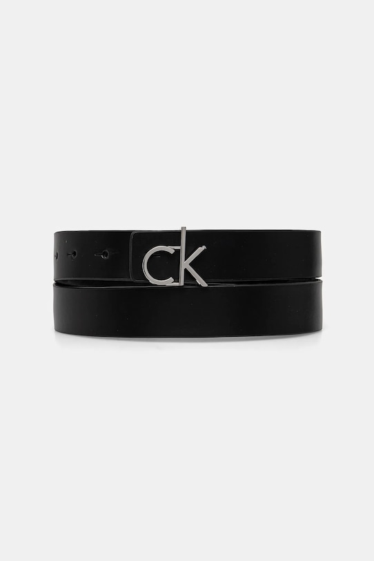 

Кожаный ремень двусторонний Calvin Klein, черный