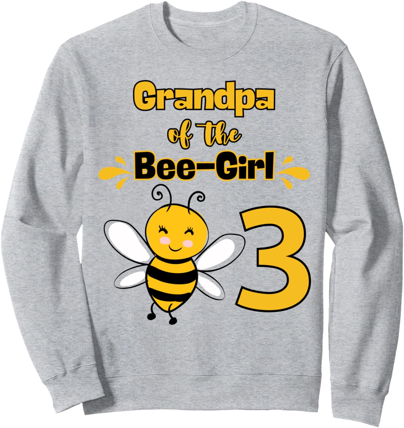 

Толстовка «Дедушка девочки-пчелы 3: Пчелиная тематика» для вечеринки в честь 3-летия, серая Family Look Honey Bees Theme Decorations Gifts, Серый, Толстовка «Дедушка девочки-пчелы 3: Пчелиная тематика» для вечеринки в честь 3-летия, серая Family Look Hone