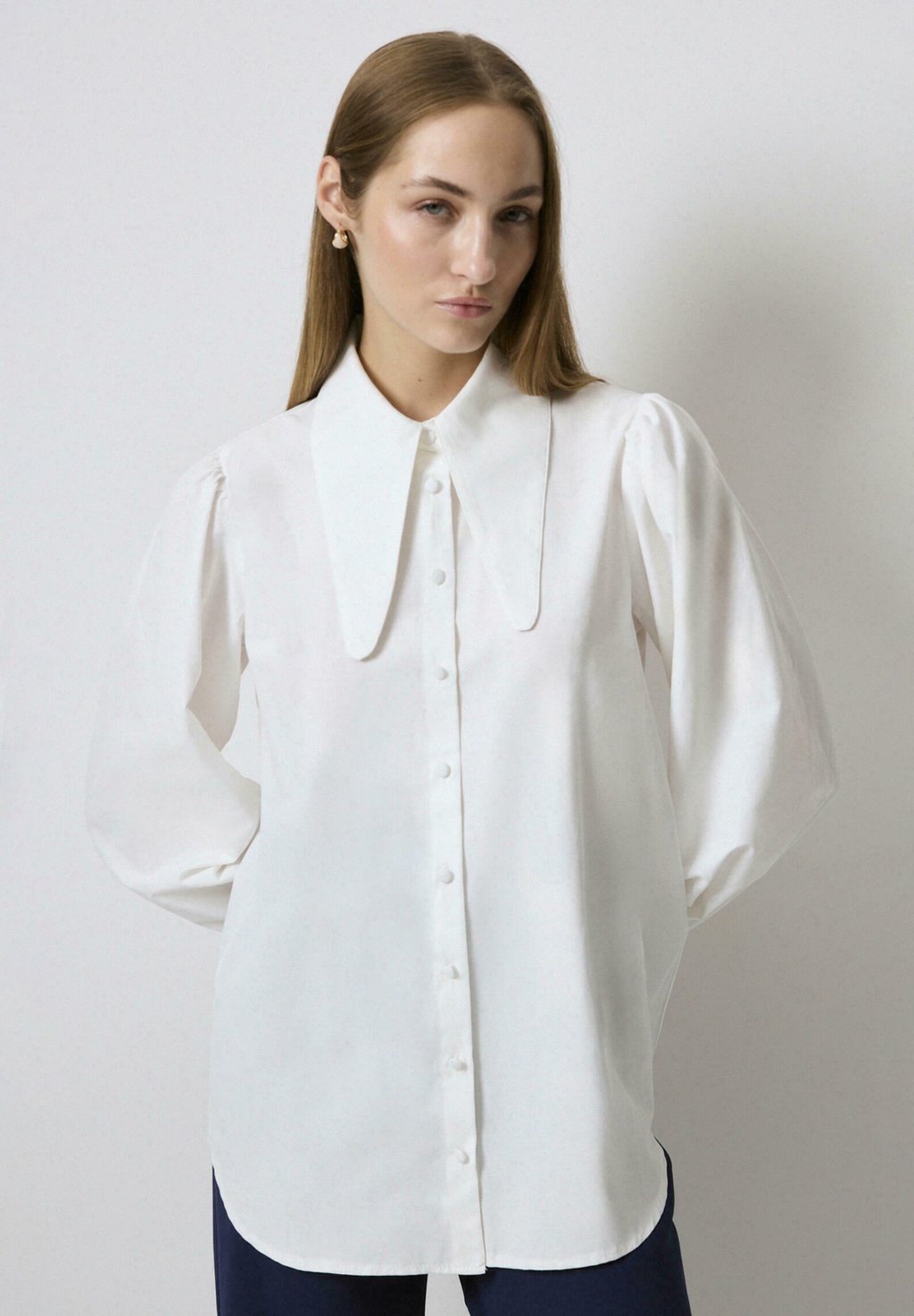 

Блузка на пуговицах WITH COLLAR DETAIL Touché Privé, бежевый