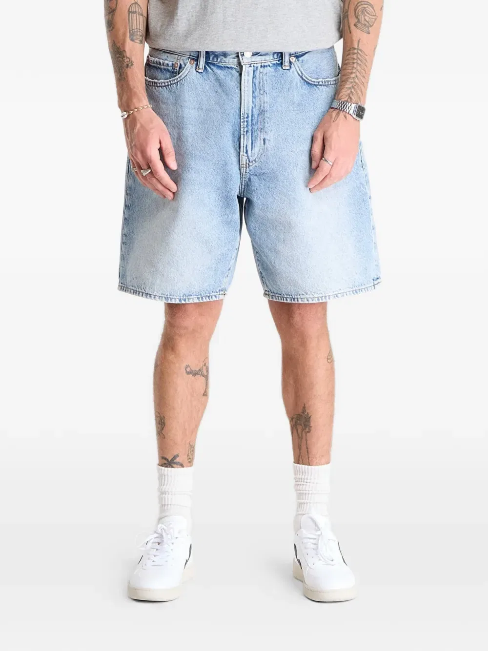 Джинсовые шорты Gap, синий