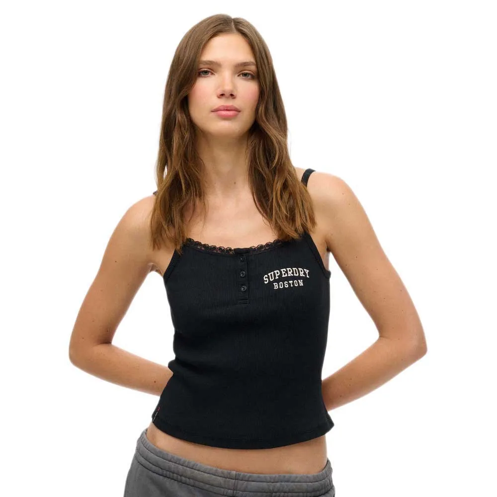 

Футболка без рукавов Superdry Athletic, черный