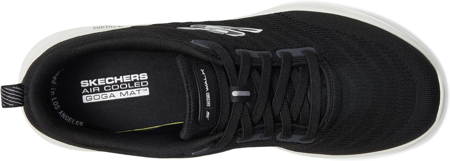 Кроссовки SKECHERS Performance Go Walk 8 Day Hands Free Slip-in, черный/белый — фото 2