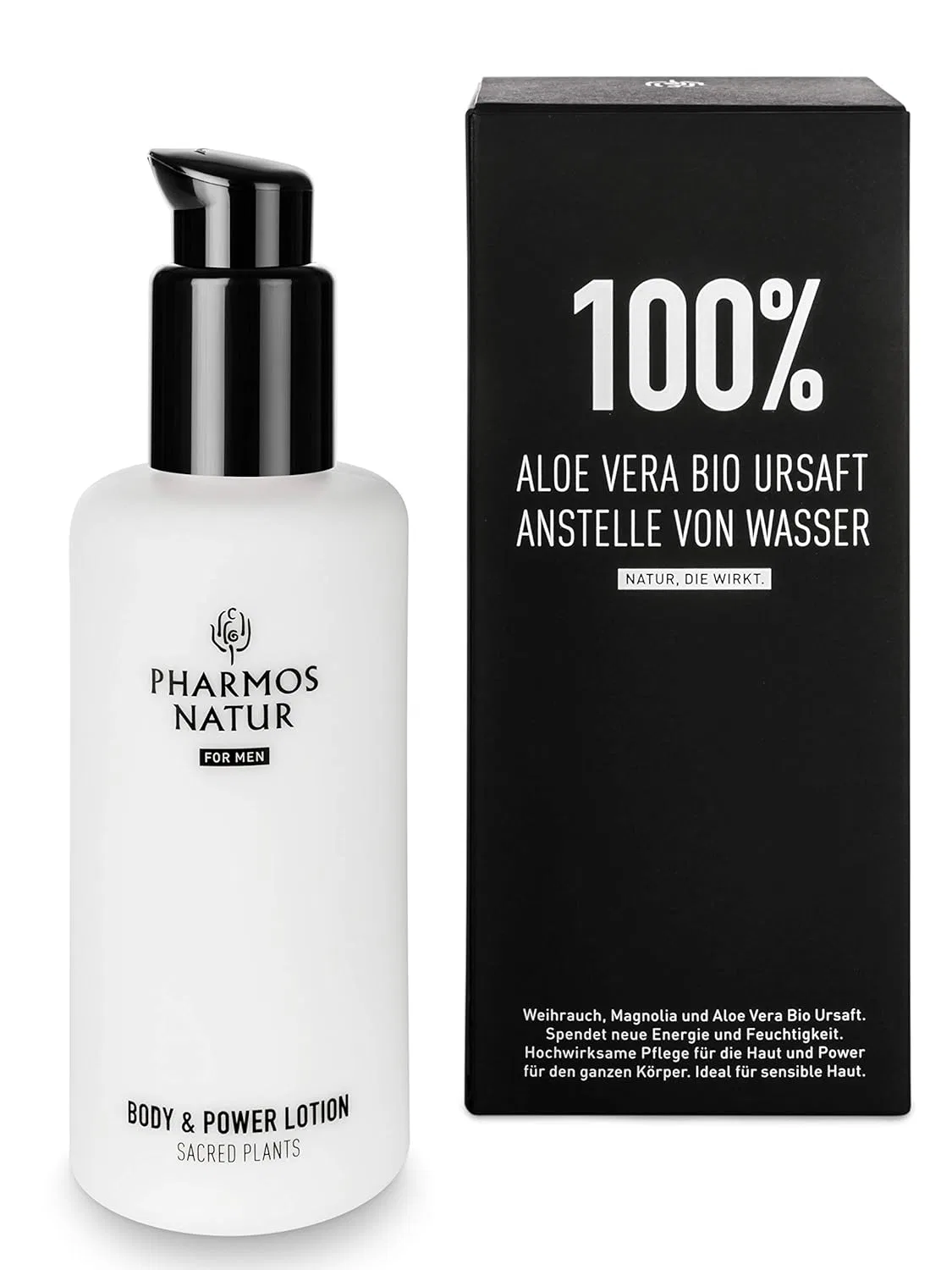 Лосьон для тела PHARMOS NATUR Nature of Men Body & Power Lotion, 150 мл Pharmos Natur Green Luxury
