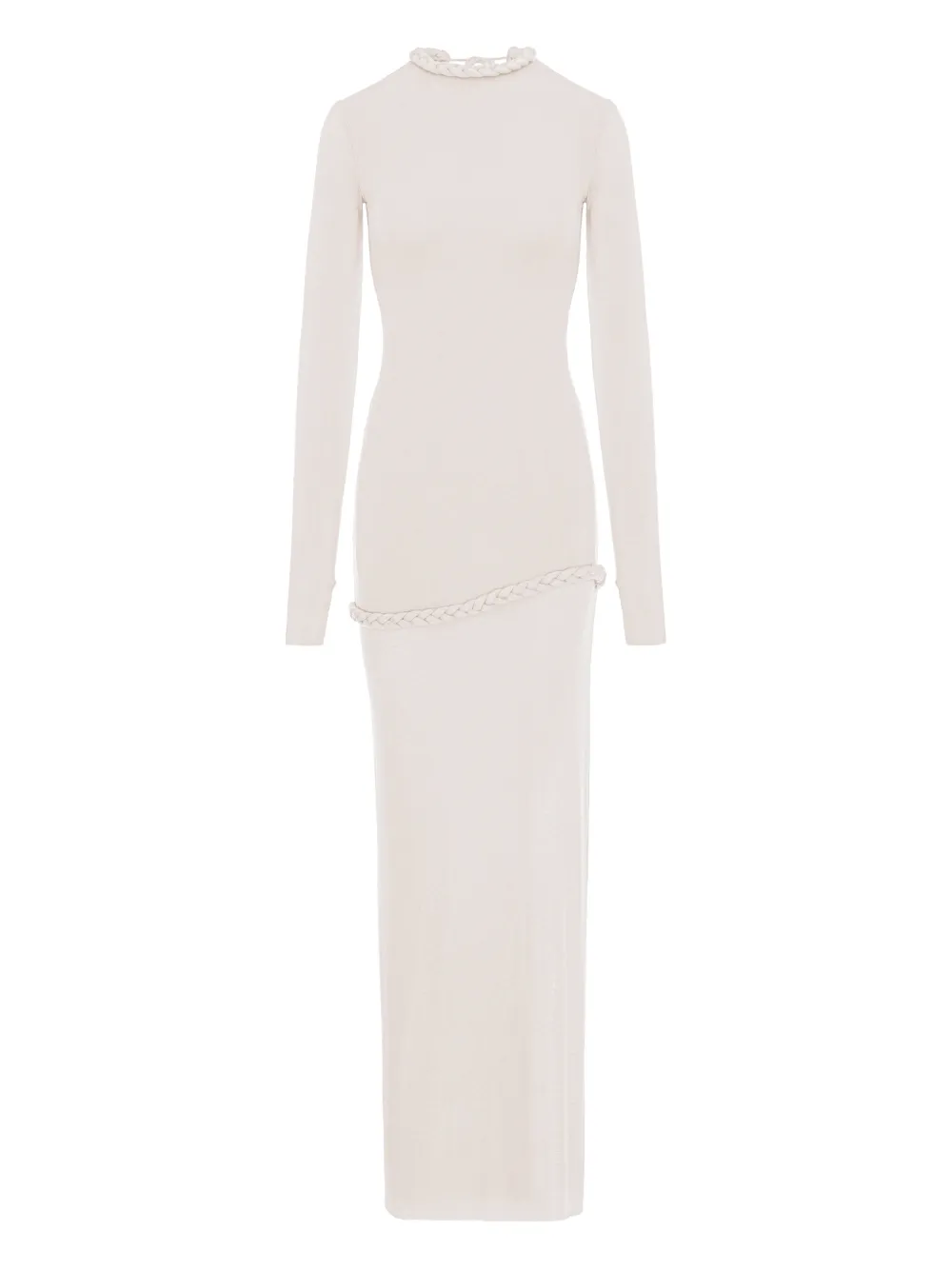 

Макси-платье Nora с плетеной отделкой Manuri, нейтральный