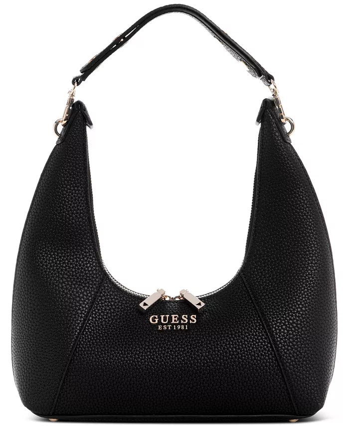 

Сумка через плечо Calista Top Zip Small GUESS, черный