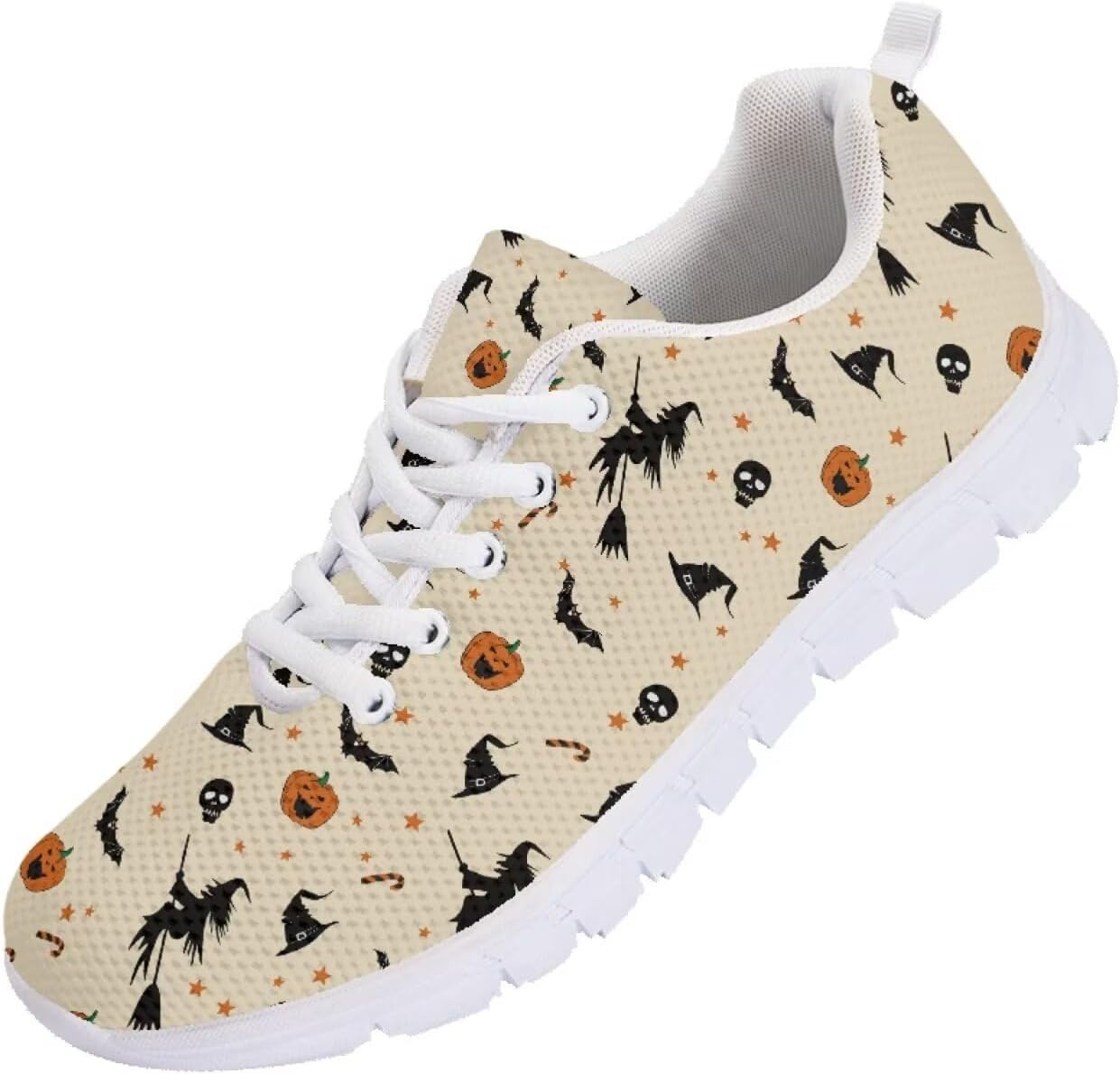 

Мужские кроссовки Funnydude Funny Print для бега, легкие и удобные, осенние кроссовки для тренировок, Halloween Witch