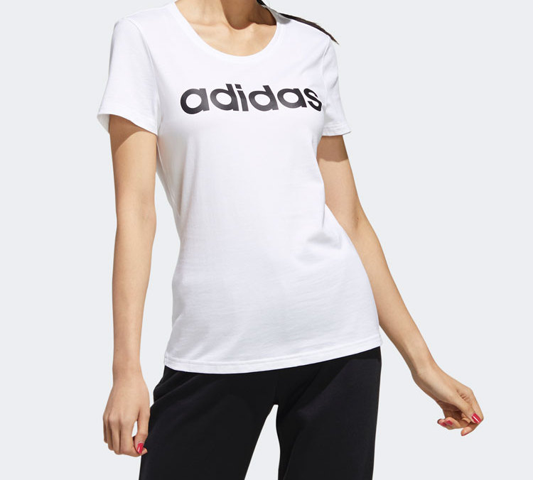Футболка с втачными рукавами женская белая Adidas Neo — фото 4