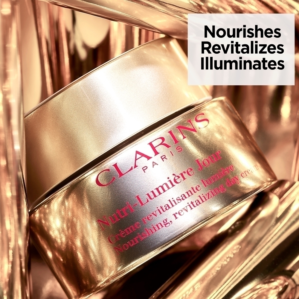 Крем для лица SPF CLARINS Дневной освежающий Nutri-Lumière придает коже сияние — фото 4