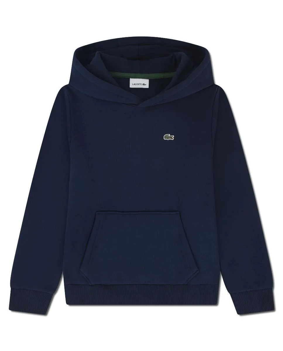 

Флисовая толстовка с капюшоном Core Fleece для мальчика Lacoste, синий