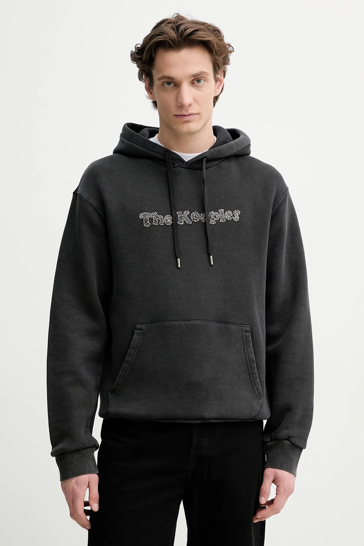 

Хлопковая толстовка The Kooples, серый