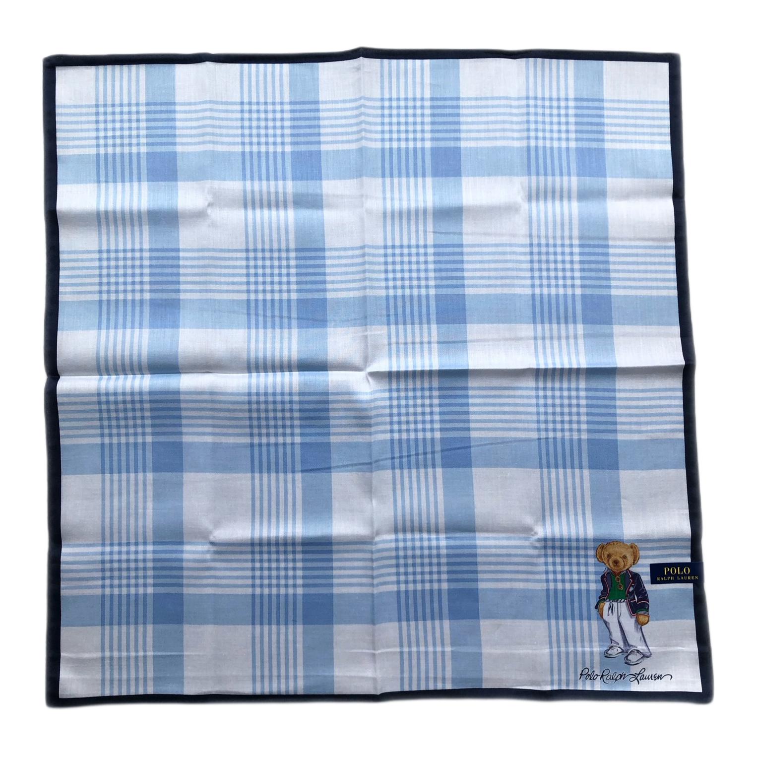 

Polo Ralph Lauren Хлопковый шелковый шарф унисекс синий, Blue