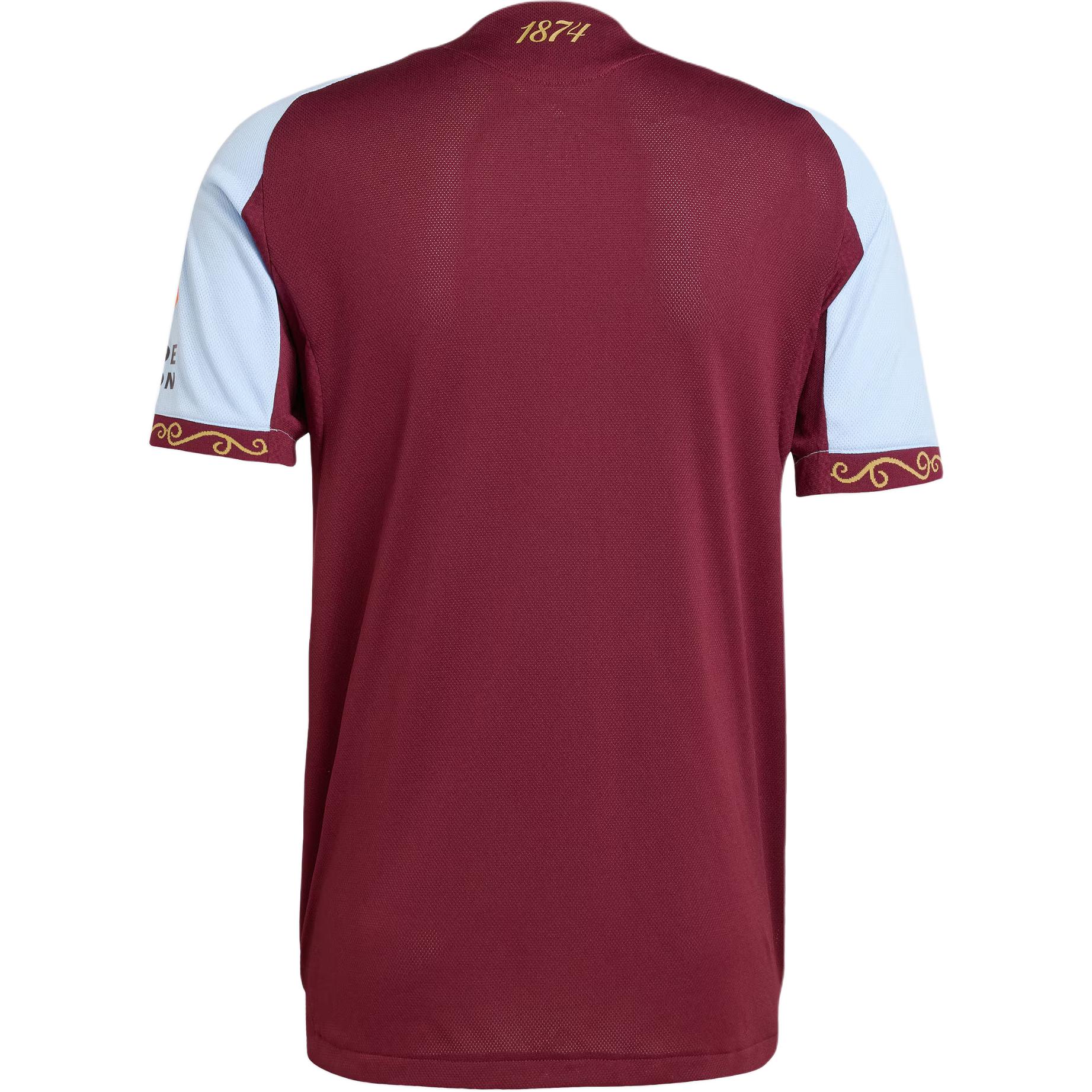 Футболка Aston Villa FC 25/26 Home Authentic Adidas, фиолетовый/синий — фото 2