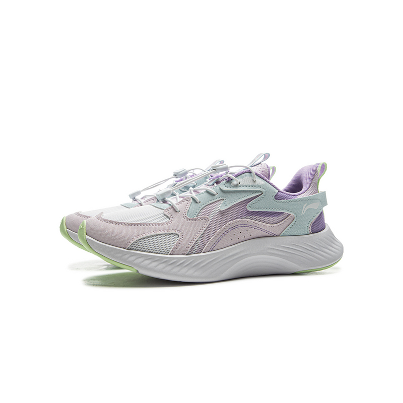 Спортивные повседневные детские кроссовки Unisex LINING YOUNG, фиолетовый/розовый/белый/синий — фото 3
