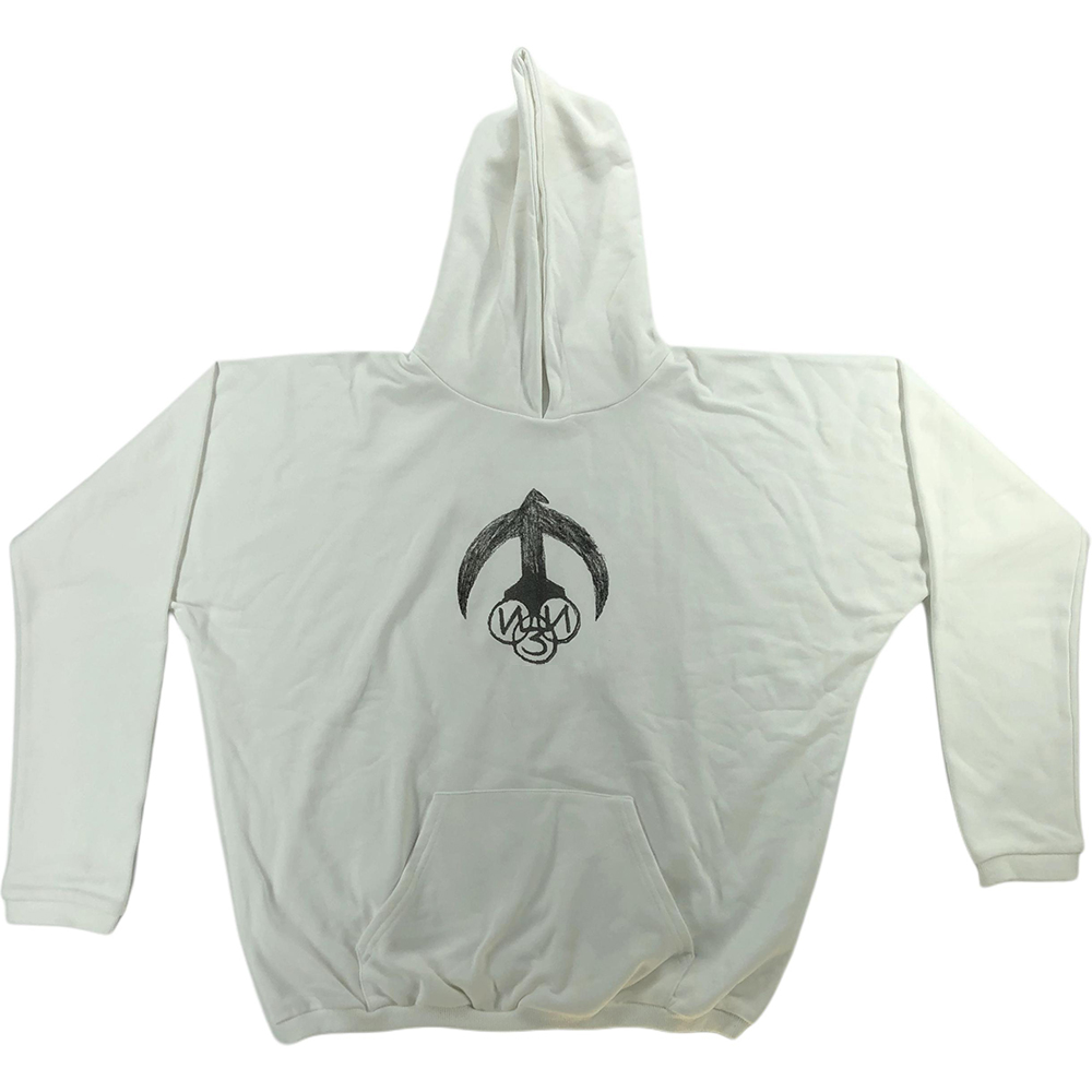 

Футболка VULTURES Album Peripheral Series Kanye Hainan Listening Session GOSHA YZY CRESCENT унисекс белая YEEZY