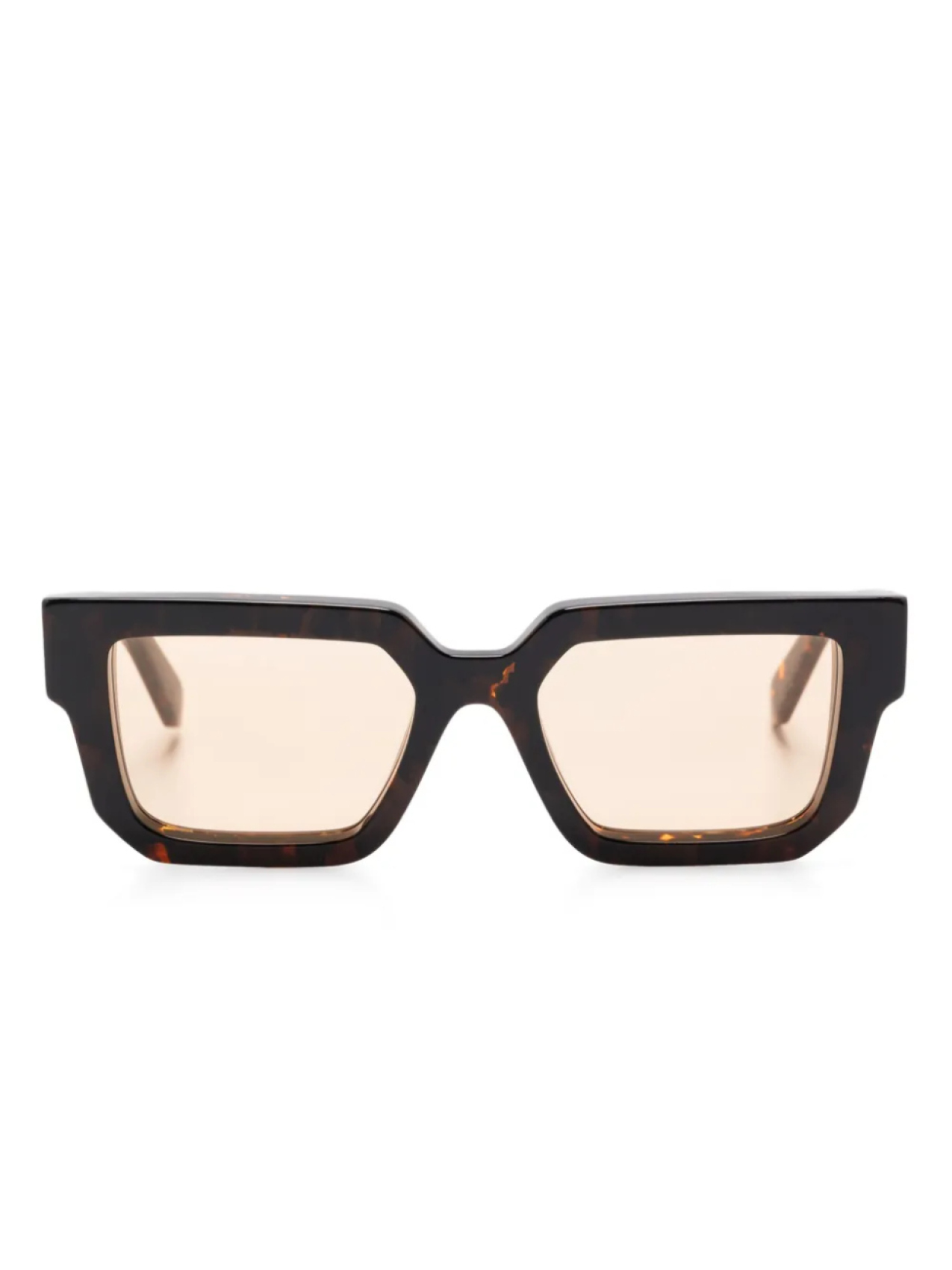 

Солнцезащитные очки в квадратной оправе Off-White Eyewear, коричневый