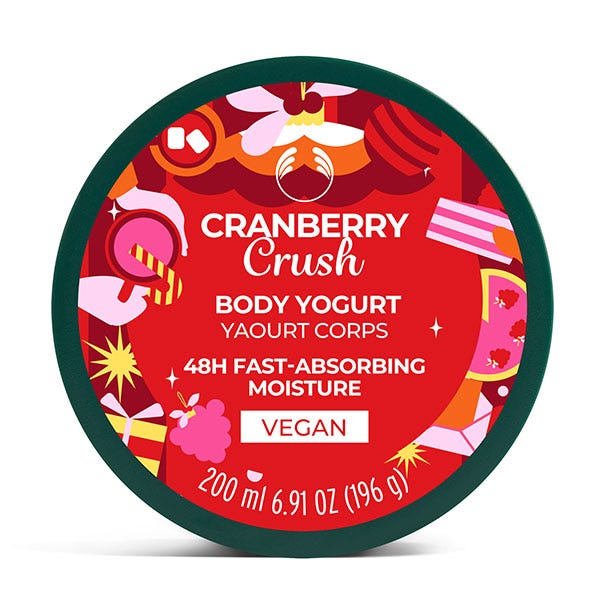 

Увлажняющий гель-крем для тела THE BODY SHOP Body Yogurt Cranberry Crush
