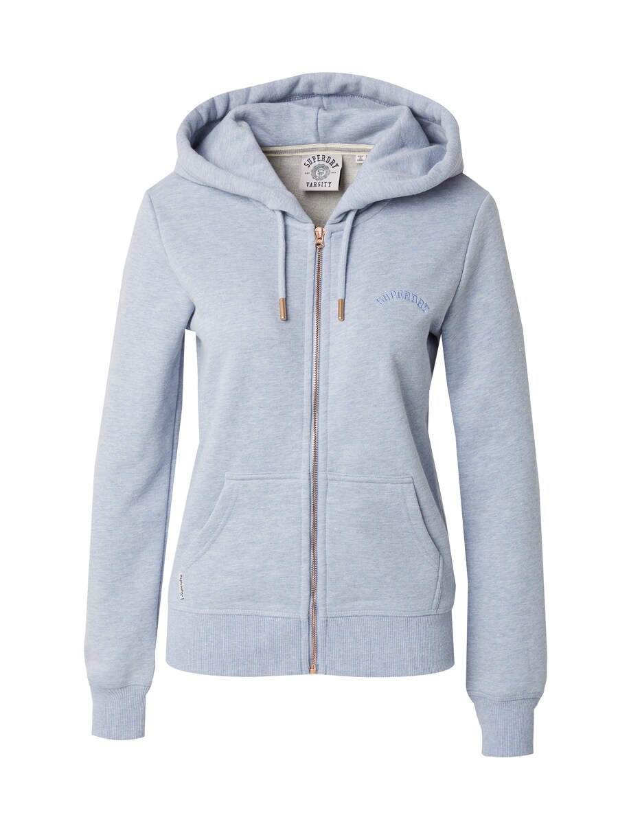 

Худи с капюшоном на молнии Superdry Essential, Light blue