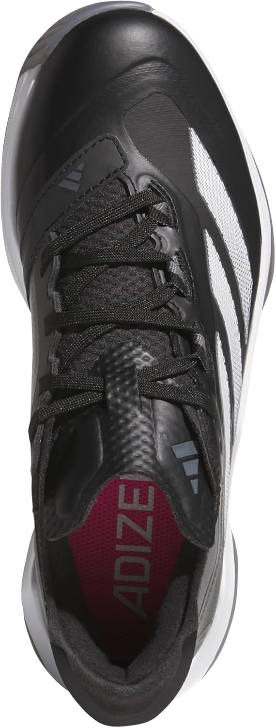 Бейсбольные кроссовки Adidas Boys Adizero Impact Turf, белый/черный/серый — фото 3