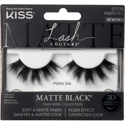 

KISS Lash Couture Matte Black 01 Черный матовый шелк