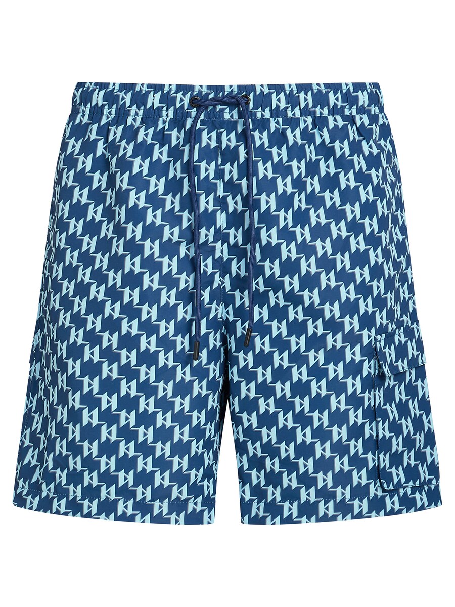

Шорты для серфинга Karl Lagerfeld, цвет Smoke blue/Sky blue/Dark blue