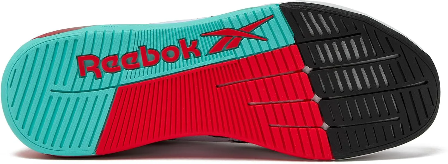 Мужские кроссовки Reebok Nano X5, для кросс-тренинга и легкого бега, белый/черный/красный — фото 4