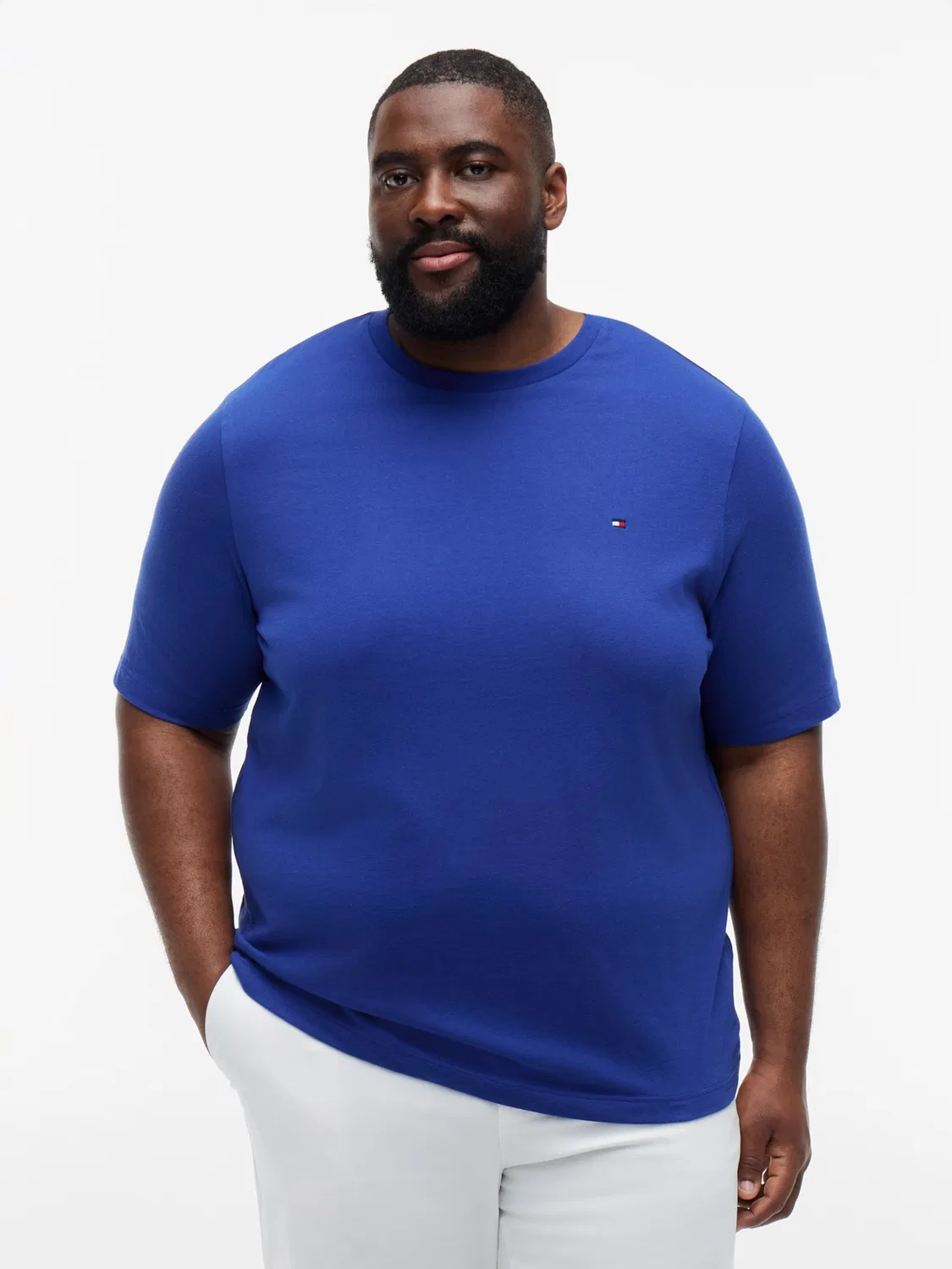 Футболка 'ESS SEASONAL' Tommy Hilfiger Big & Tall, Cobalt Blue — фото 3