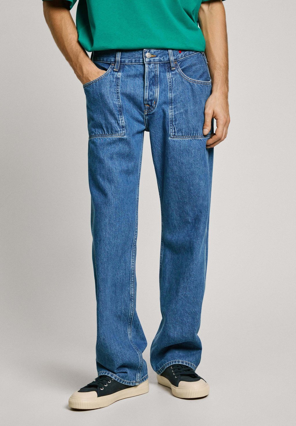 

Джинсы прямого кроя Pepe Jeans, цвет Oz Blue Rigid Denim