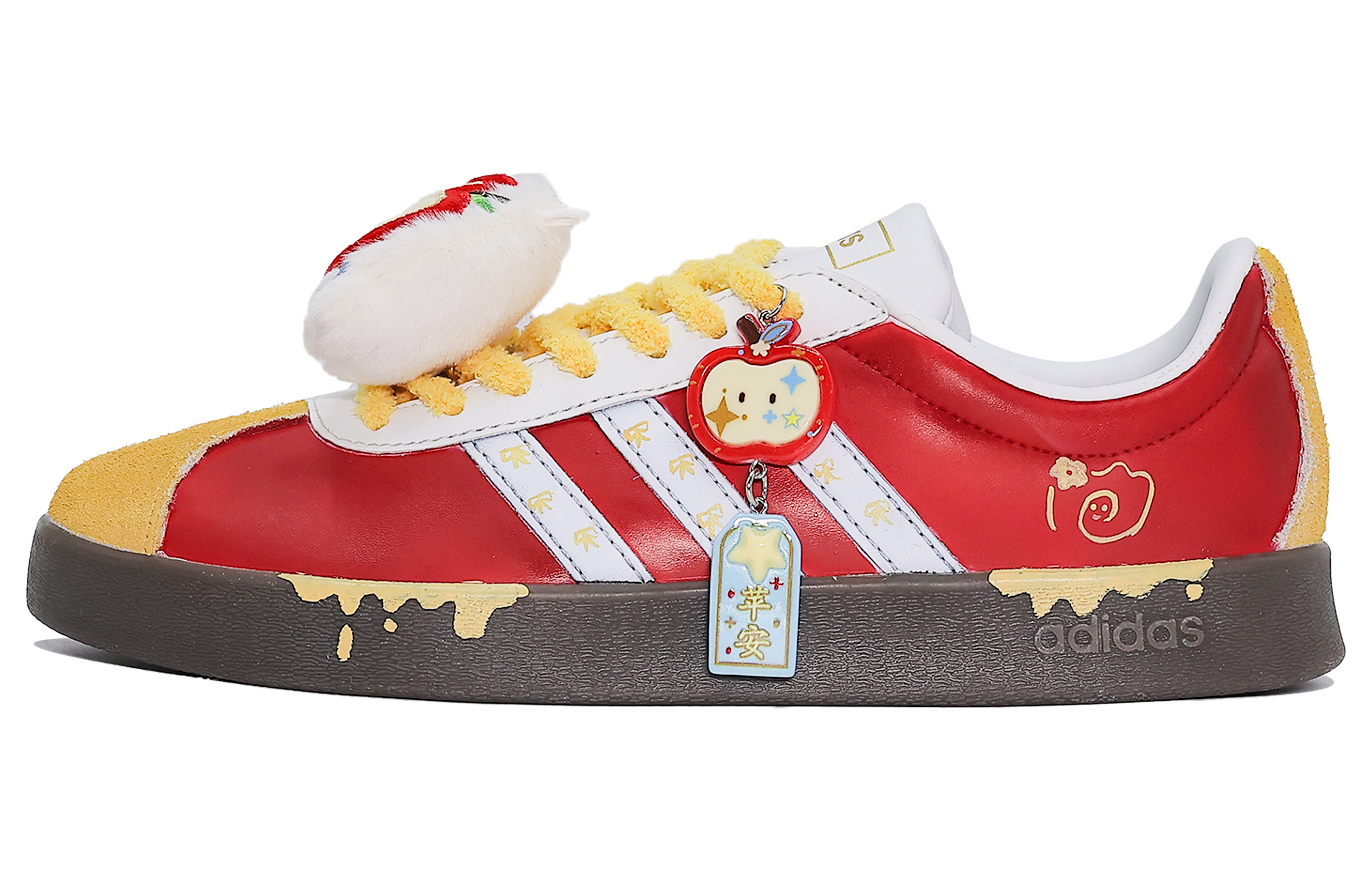 

Adidas VL COURT 20 Slip Resistant, Abrasion Resistant, легкие низкие кроссовки для скейтбординга Unisex красные