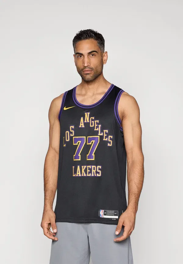 Футболка Nike Performance Los Angeles Lakers LAL 23 Luka Doncic Club Wear, черный