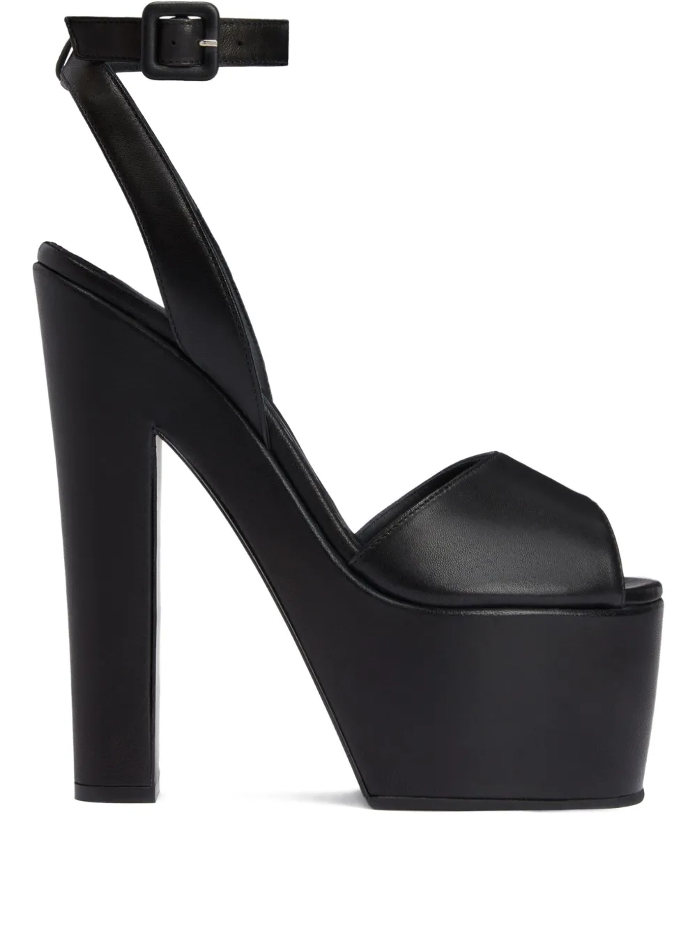 Сандалии Tarifa на платформе с ремешком на щиколотке Giuseppe Zanotti, черный
