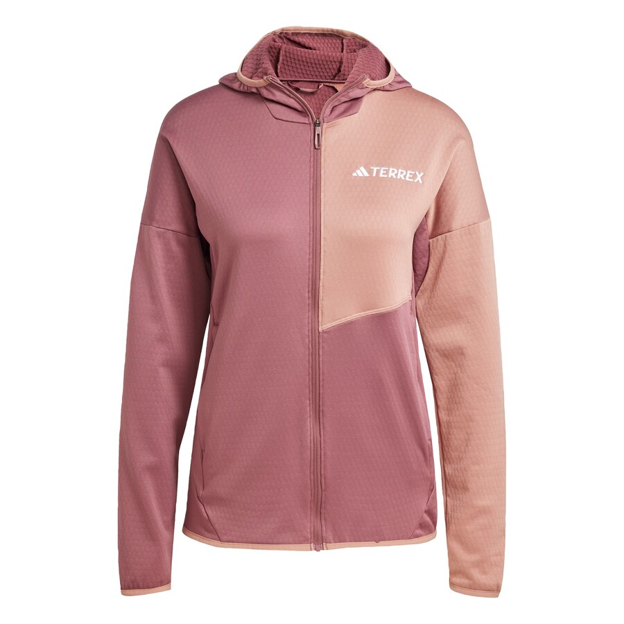 

Спортивная флисовая куртка ADIDAS TERREX, цвет Dark red