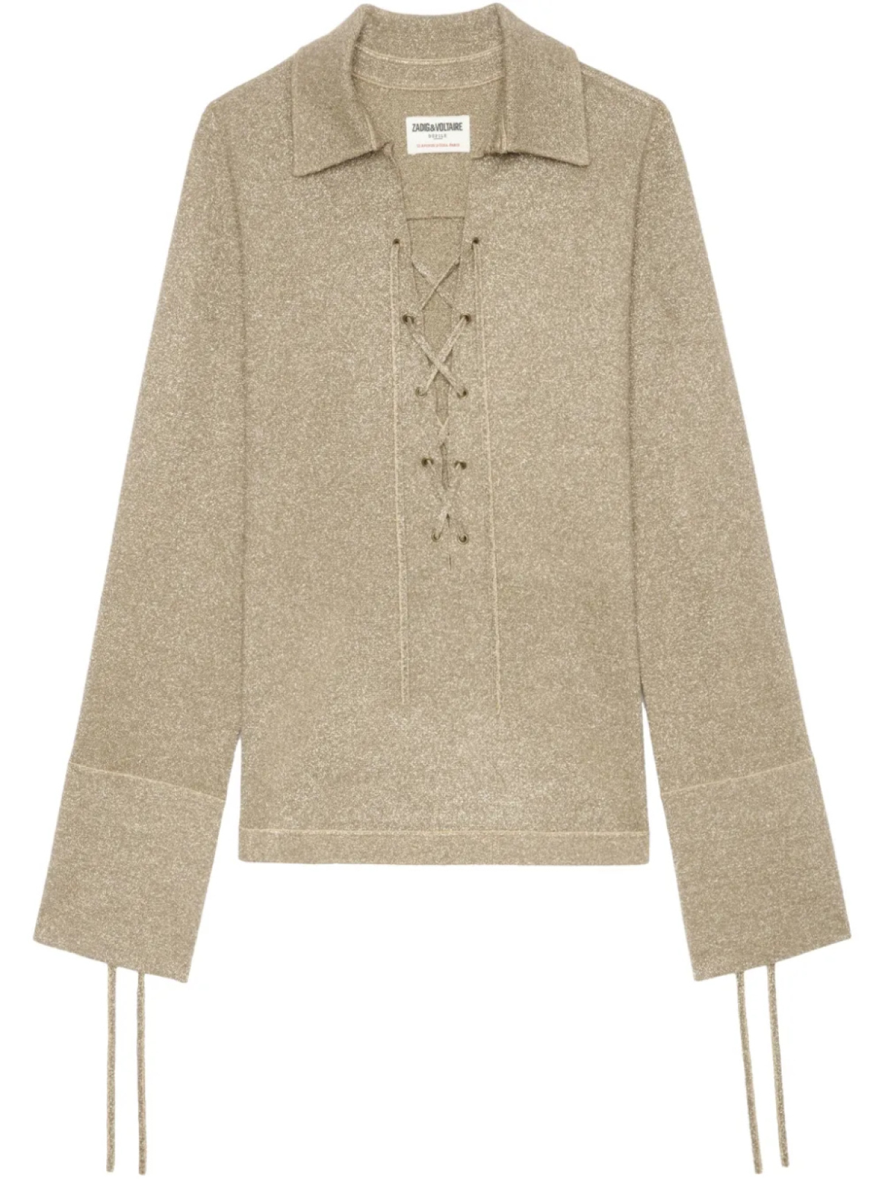 

Трикотажный топ Zadig&Voltaire Listy, золотой
