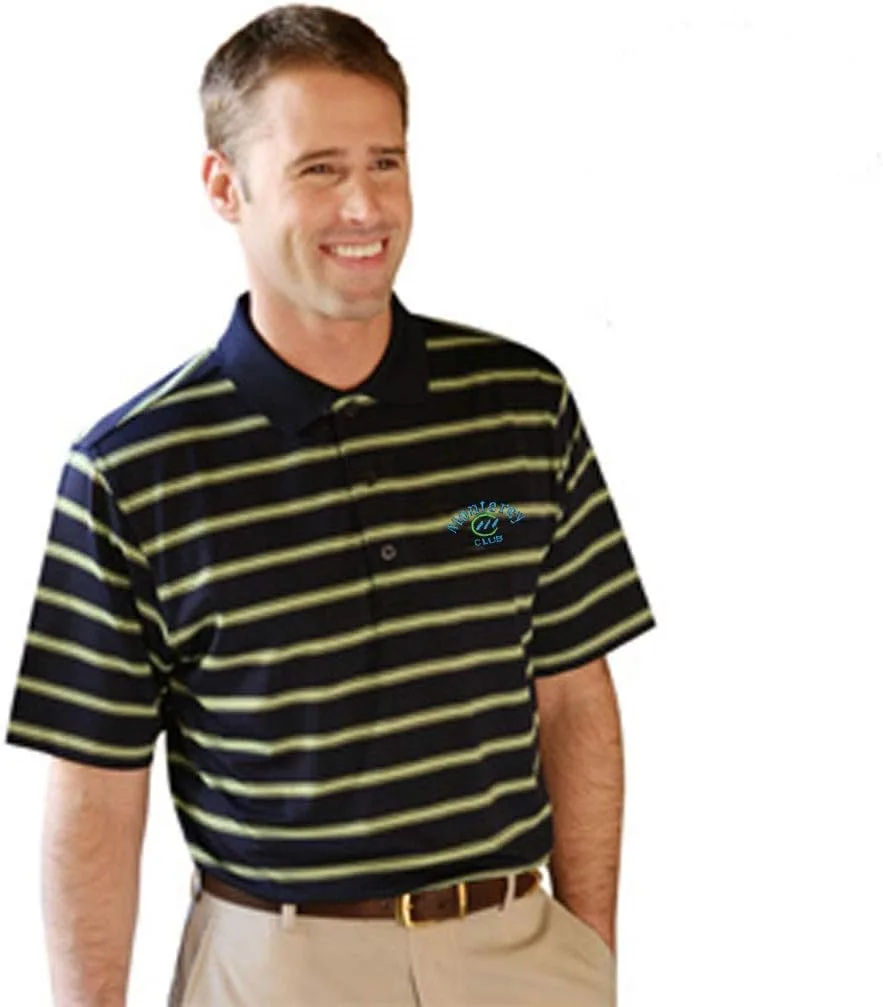 

Футболка-поло Monterey Club Preston Stripe Texture