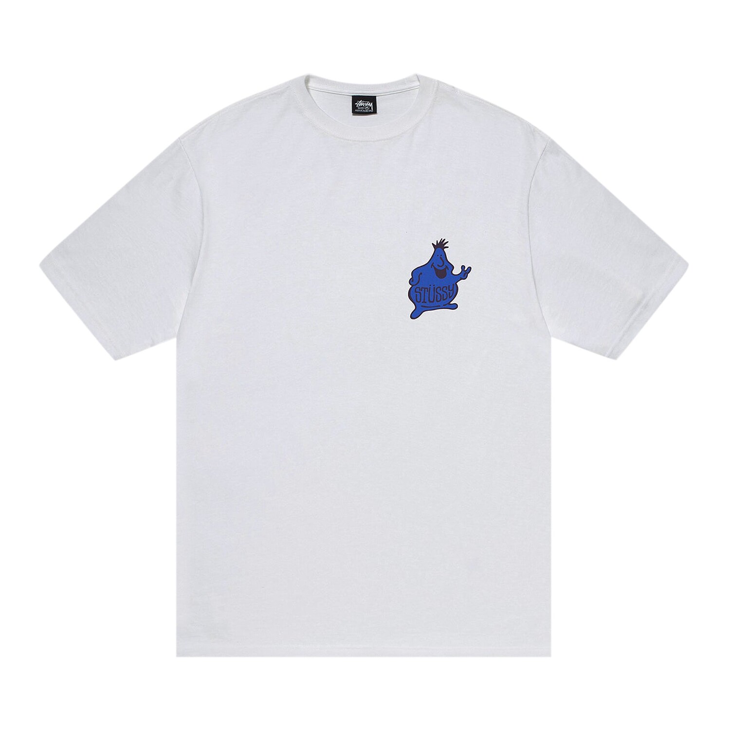 

Футболка Stussy Mr. Blob спирального цвета, цвет белый