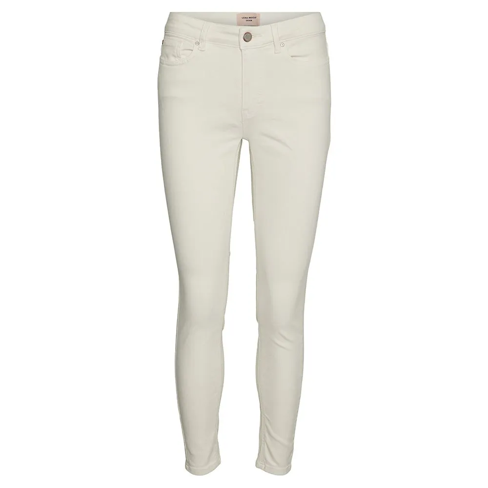 

Джинсы Vero Moda Flash Skinny Fit, белый/бежевый