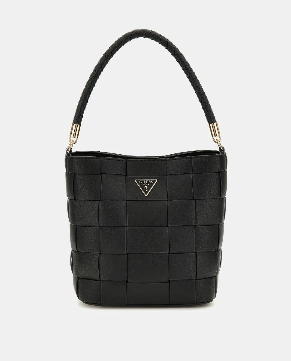

Сумка через плечо с магнитной застежкой Guess, черный