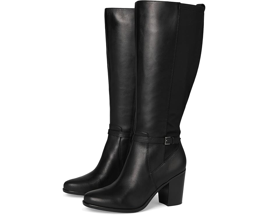 

Ботинки Naturalizer Kalina-Stretch Wide Calf Boots, цвет Black Leather and Fabric