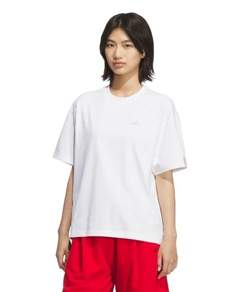 Женская футболка Adidas Essentials Plus Small Logo Loose Fit