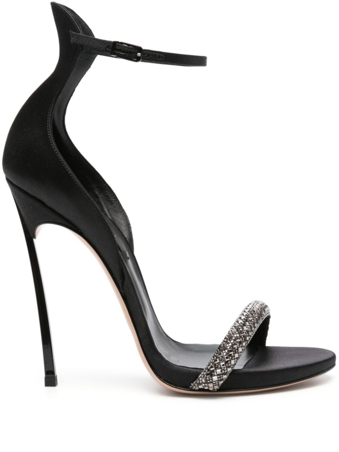 

Casadei атласные босоножки Cappa Blade Stratosphere, черный